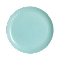Тарелка обеденная, стеклокерамика, 25 см, круглая, Pampille Turquoise, Luminarc, Q4649, бирюзовая