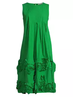 Солнечное платье-миди Frances Valentine, зеленый