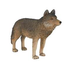 Animal Planet, Коллекционная фигурка, Серый стоячий волк Mojo