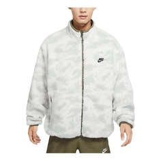 Куртка Nike Club Fleece 2-way jacket &apos;Olive Camouflage&apos;, зеленый