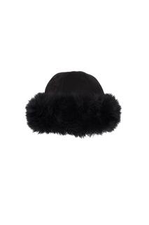 Шляпа Moritz из овчины со вставками Eastern Counties Leather, черный