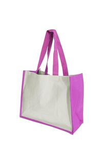 Джутовая сумка-шоппер для детской кроватки Printers (21 литр) (2 шт. в упаковке) Westford Mill, розовый