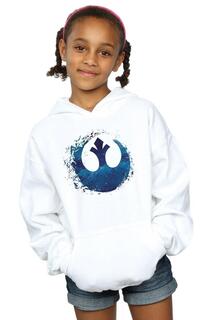 Толстовка с капюшоном с символом сопротивления «Звездные войны: Скайуокер. Восхождение» Star Wars, белый