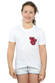 Хлопковая футболка с логотипом Collegiate Tom &amp; Jerry, белый