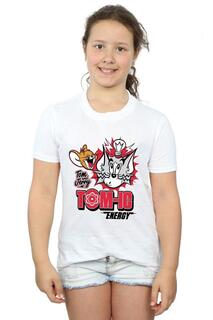 Хлопковая футболка Tomic Energy Tom &amp; Jerry, белый