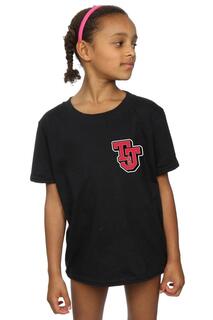 Хлопковая футболка с логотипом Collegiate Tom &amp; Jerry, черный