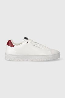 Кроссовки COURT THICK CUPSOLE LEATHER Tommy Hilfiger, белый