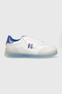Кожаные кроссовки KL53426 BRINK Karl Lagerfeld, белый