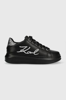 Кожаные кроссовки KL62510A KAPRI Karl Lagerfeld, черный