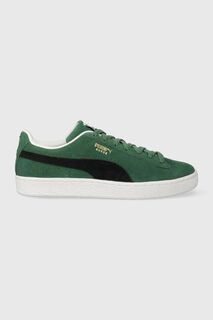 Замшевые кроссовки Suede Classic XXI Puma, зеленый