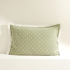 Гео прямоугольная декоративная подушка El Corte Inglés, зеленый