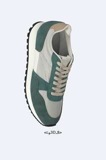 Многочастные кроссовки для бега «ретро» ZARA, зеленый