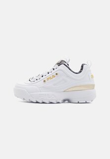 Низкие кроссовки Disruptor Fila, цвет white/gold