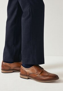 Элегантные туфли на шнуровке Contrast Next, цвет tan brown