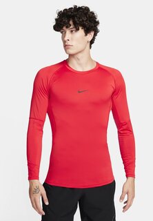 Футболка с длинным рукавом Nike, университетский красный черный