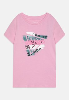 Футболка с принтом Toddler Guess, цвет soft rose