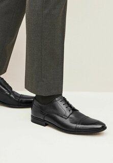 Элегантные туфли на шнуровке Derby Toe Cap Standard Next, черный