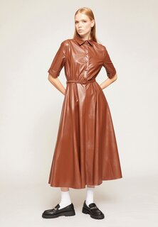 Платье-рубашка Motivi, коричневое