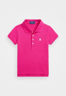 Поло Polo Ralph Lauren, ярко-розовый/белый