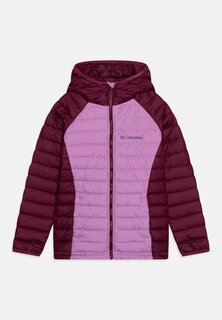 Куртка для сноуборда Powder Lite Girls Hooded Columbia, цвет gumdrop/marionberry