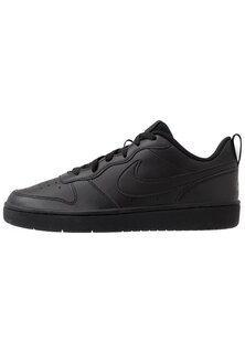 Низкие кеды Nike Court Borough Low 2 (Gs) Nike, черный