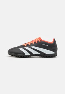 бутсы с шипами Predator Club Tf Adidas, цвет core black/footwear white/solar red