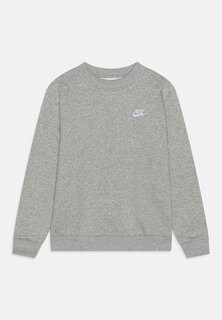 Толстовка Club Crew Nike, цвет grey heather/white
