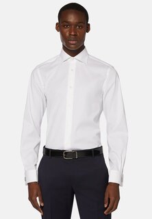 Рубашка Stretch P Point D.Cuff Windsor Collar Boggi Milano, белый