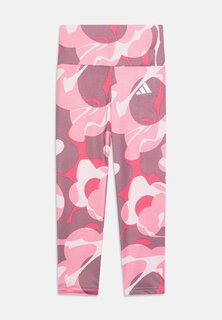 Тайтсы Adidas, орхидея/розовый фьюжн/блестящий розовый/прозрачно-розовый