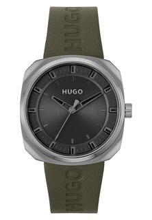 Часы Uhr Shrill HUGO, цвет olive