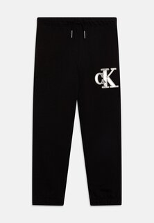 Спортивные брюки Metallic Monogram Calvin Klein Jeans, черный