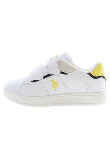 Низкие кроссовки Ecrok U.S. Polo Assn., цвет white/yellow