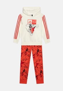 Толстовка Mickey Mouse Unisex Set Adidas, цвет off-white/bright red