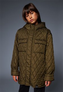 Зимняя куртка Long Quilted Comfortemp Unisex ASPESI, цвет moss green