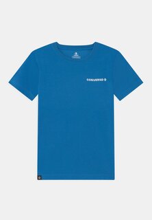 Базовая футболка Chest Hit Strip Tee Converse, цвет marina blue