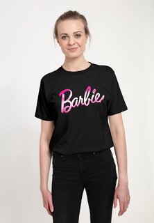 футболка с принтом Barbie Melted Logo Henry Tiger, черный