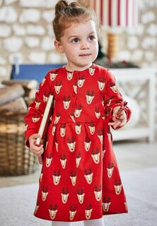 Летнее платье Reindeer Print JoJo Maman Bébé, красный