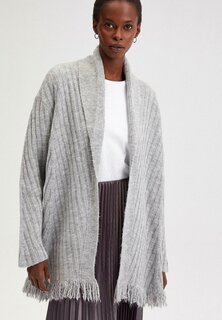 Кардиган Long With Fringe Detaile Touché Privé, цвет grey