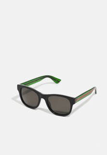 Солнцезащитные очки Gucci, черный/зеленый/серый