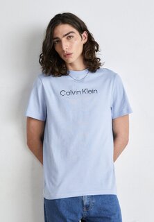 Футболка с принтом Degrade Logo Calvin Klein, цвет kentucky blue