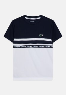 Спортивная футболка Unisex Lacoste, цвет white/navy blue