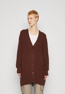 Кардиган Onlcolt Cable Cardigan ONLY Tall, цвет bitter chocolate