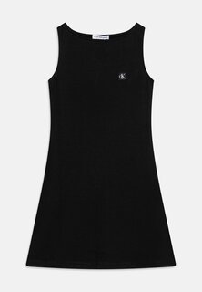 Платье из джерси Badge Calvin Klein Jeans, черный