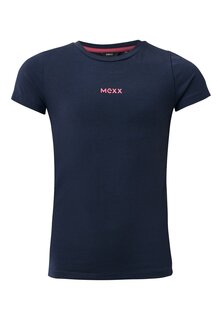 Базовая футболка Short Sleeve With Chest Print Mexx, цвет navy