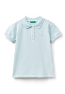 Рубашка-поло Short Sleeve United Colors of Benetton, синий