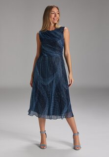 Элегантное платье Plissiertes Mit Fäden Swing, цвет dark blue