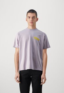 Футболка с принтом Enjoy Unisex On Vacation, цвет light purple