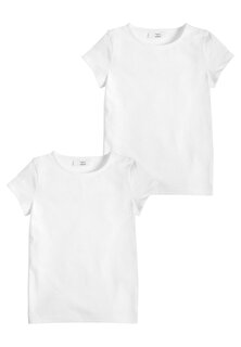 Базовая футболка 2 Пакета Next, белый