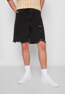 Джинсовые шорты Heavy Distressed Karl Kani, цвет bleachedblack