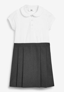 Платье-рубашка 2-In-1 Short Sleeve Pinafore Next, цвет grey